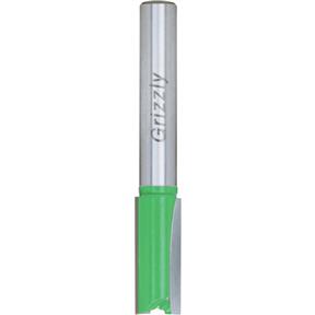Double Fluted Straight Bit, 1/4" Shank, 5/16" Dia.