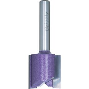 2" Double Fluted Straight Bit, 1/4" Shank, 3/4" Dia.
