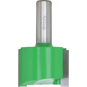 Double Fluted Straight Bit, 1/2" Shank, 1-5/8" Dia.