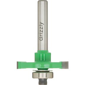 3/16" Anti-Kickback Rabbeting Bit, 1/4" Shank