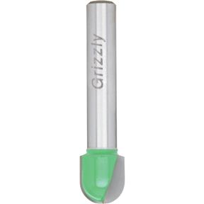 Roundnose Bit, 1/4" Shank, 3/8" Cutter Dia.