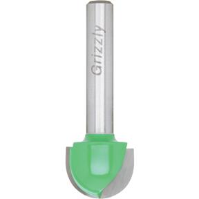 Roundnose Bit, 1/4" Shank, 5/8" Cutter Dia.