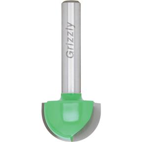 Roundnose Bit, 1/4" Shank, 3/4" Cutter Dia.