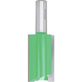 Double Fluted Straight Bit, 1/2" Shank, 1-3/16" Dia.