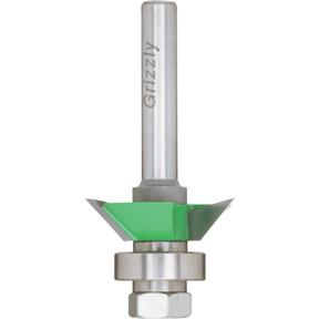 Flush & Bevel Trim Bit 1/4" Shank, 1-1/16" Cut. Dia.