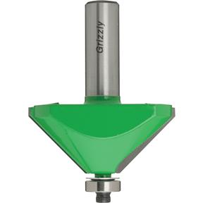 45° Chamfer Bit, 1/2" Shank, 2-1/8" Dia.