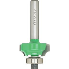 1/8"r Beading Bit w/ Guide Bearing, 1/4" Shank