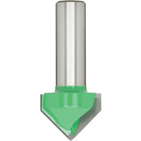 90° V-Groove Bit, 1/2" Shank, 1" Cutter Dia.