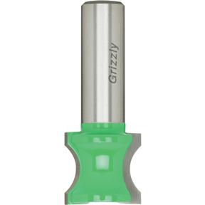Fingernail Bit (Half Radius), 1/2" Shank, 3/4"L
