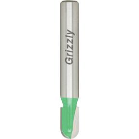 3/8" Core Box Bit, 1/4" Shank