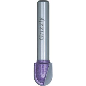 Carbide Tipped Core Box Bits, 1/4" Shank, 3/8" Dia.