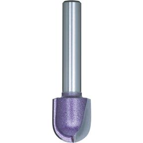 Carbide Tipped Core Box Bits, 1/4" Shank, 1/2" Dia.