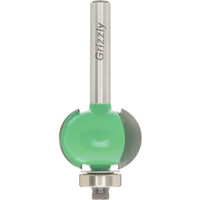 Internal Round Bit, 1/4" Shank, 3/8" Radius