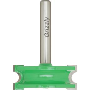 Flute Bit For Small Boat Planking, 1/4" Shank