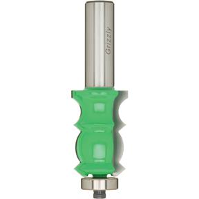 Face Moulding Bit w/ Guide Bearing, 1/2" Shank