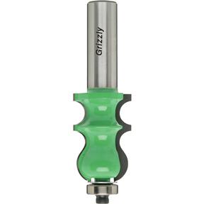 Face Moulding Bit w/ Guide Bearing, 1/2" Shank