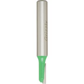 Single Fluted Straight Bit, 1/4" Shank, 3/16" Dia.