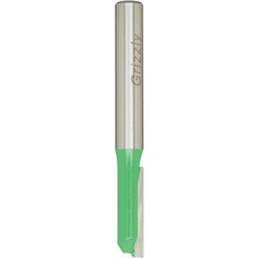 Single Fluted Straight Bit, 1/4" Shank, 1/4" Dia.