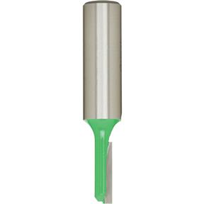 Single Fluted Straight Bit, 1/2" Shank, 1/4" Dia.