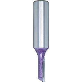 Single Fluted Straight Bit, 1/2" Shank, 1/4" Dia.