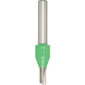 Solid Carbide Bit - Single Flute, 1/4" Shank, 3/16" Dia.
