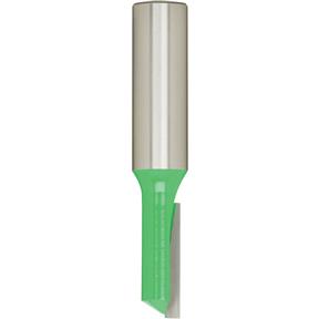 Single Fluted Straight Bit, 1/2" Shank, 3/8" Dia.