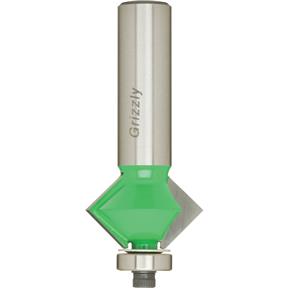 90° V-Groove Bit (Female), 1/2" Shank