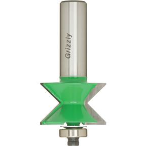 90° V-Groove Bit (Male) w/ Bearing Guide, 1/2" Shank