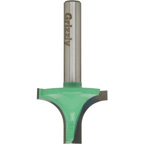 Plunging Roundover Panel Boring Bit, 1/4" Shank