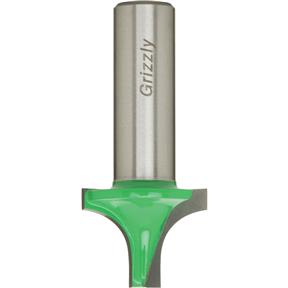 Plunging Roundover Panel Boring Bit, 1/2" Shank
