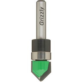 90° V-Groove Pattern Bit, 1/4" Shank