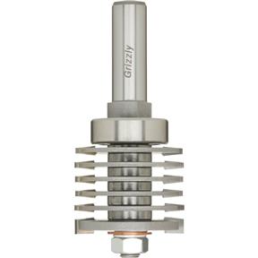 Adj. Finger Joint Bit w/ Bearing Guide, 1/2" Shank