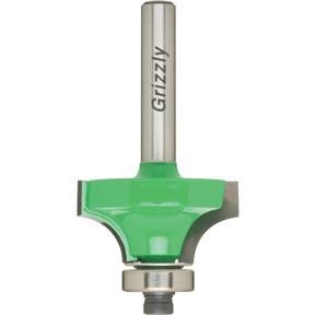 5/16"r Anti-Kickback Roundover Bit, 1/4" Shank