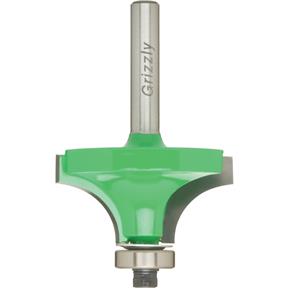 1/2"r Anti-Kickback Roundover Bit, 1/4" Shank