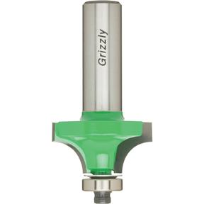 3/8"r Anti-Kickback Roundover Bit, 1/2" Shank