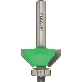 Anti-Kickback 45° Chamfer Bit, 1/4" Shank, 1" Dia.