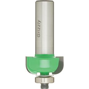 Anti-Kickback Cove Bit, 1/2" Shank, 1/4" Radius