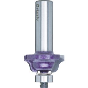 1/2" Anti-Kickback Roman Ogee Bit, 1/2" Shank