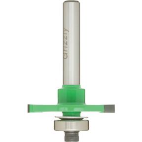 1/8" Anti-Kickback Rabbeting Bit, 1/4" Shank
