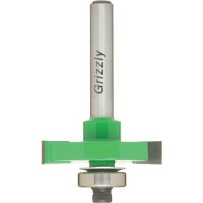 1/4" Anti-Kickback Rabbeting Bit, 1/4" Shank