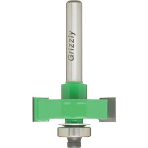 3/8" Anti-Kickback Rabbeting Bit, 1/4" Shank