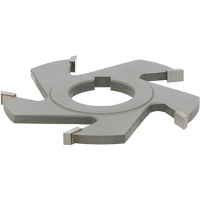 Carbide Tipped 1/4" Straight Cutter, 4" Dia.