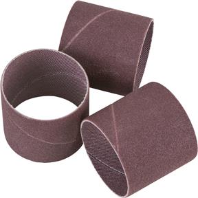 2" Dia. x 2" Sanding Sleeve, Hard A60, 3 pc.