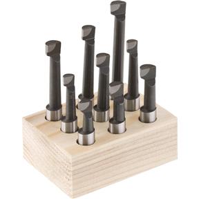 Carbide Boring Bar 9 pc. Set - 3/8" Shank