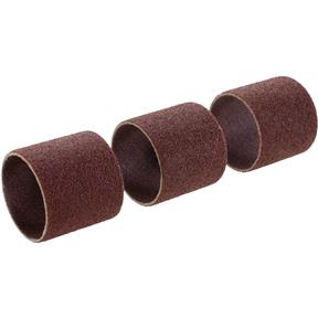 1" Dia. x 1" Sanding Sleeve, Hard A100, 3 pc.