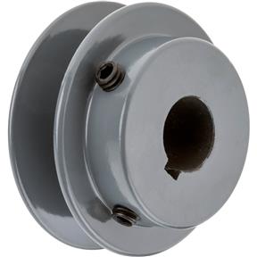 Single V-Groove Pulley - 2" Pitch Dia., 5/8" Bore