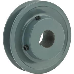 Single V-Groove Pulley - 3" Pitch Dia., 3/4" Bore