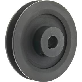 Single V-Groove Pulley - 4" Pitch Dia., 5/8" Bore