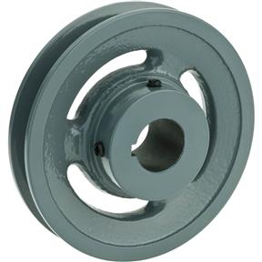 Single V-Groove Pulley - 4" Pitch Dia., 7/8" Bore