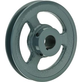 Single V-Groove Pulley - 5" Pitch Dia., 7/8" Bore